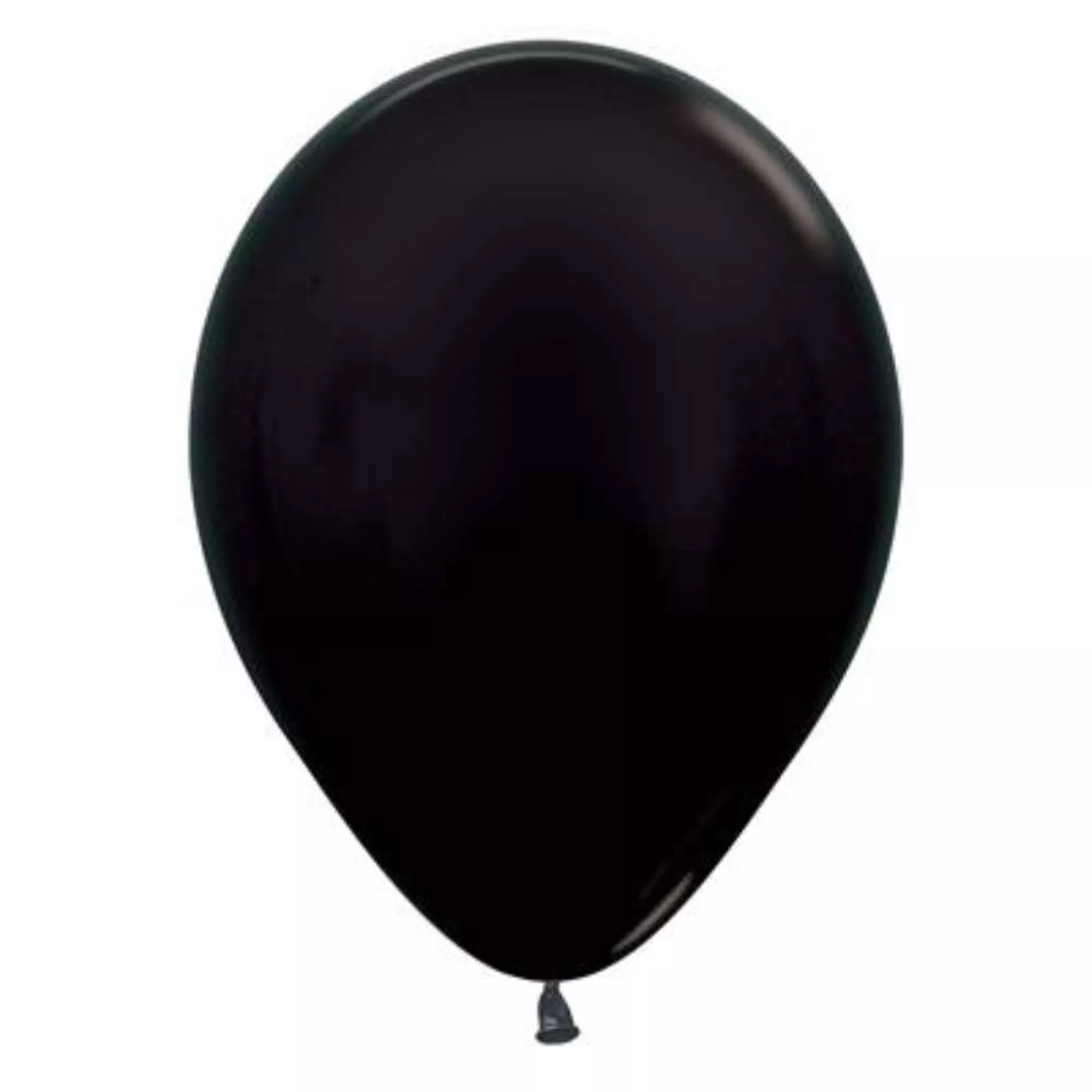 Sempertex Metallic Black 12" Latex Balloons 50pk