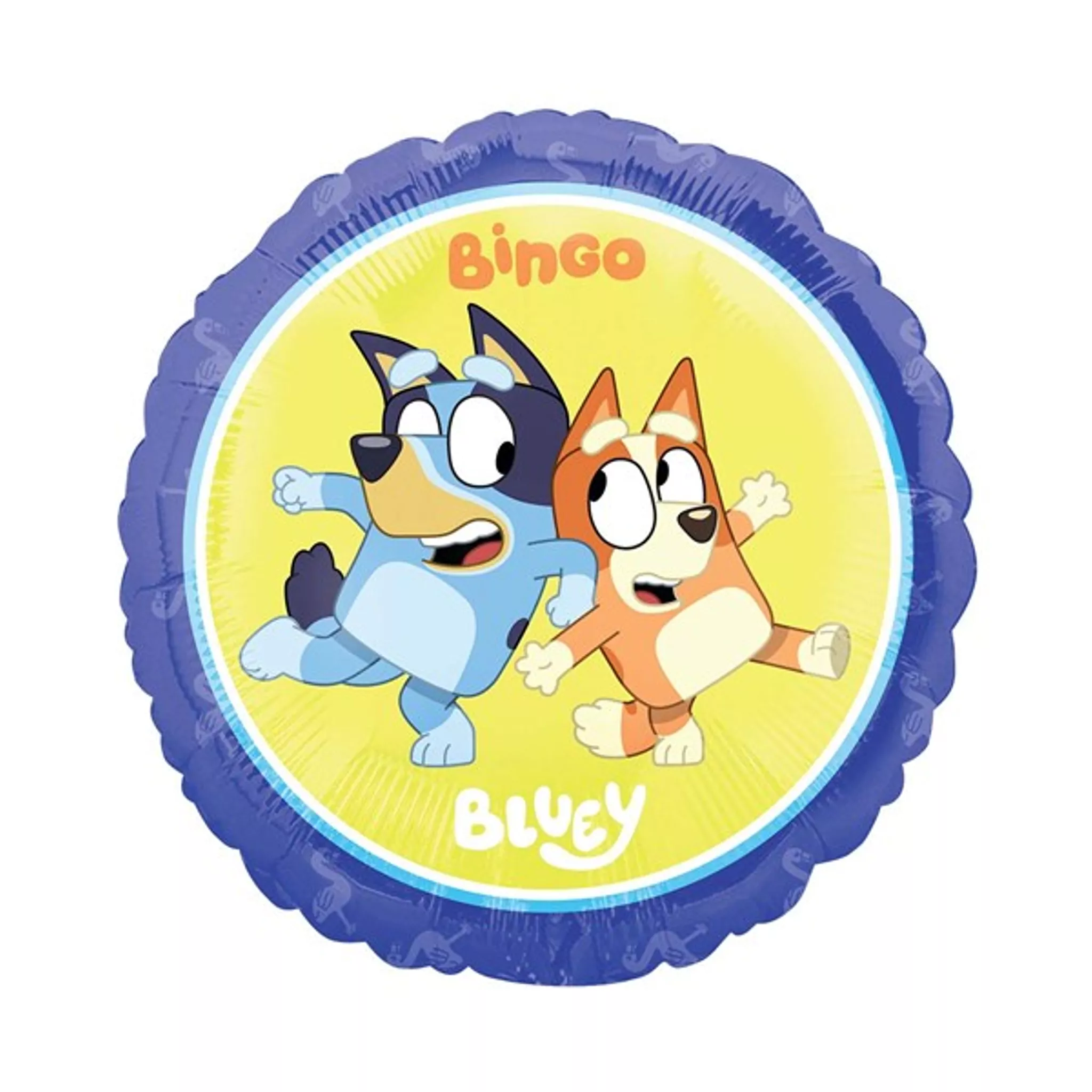 Anagram Bluey & Bingo 18" Round Foil Balloon