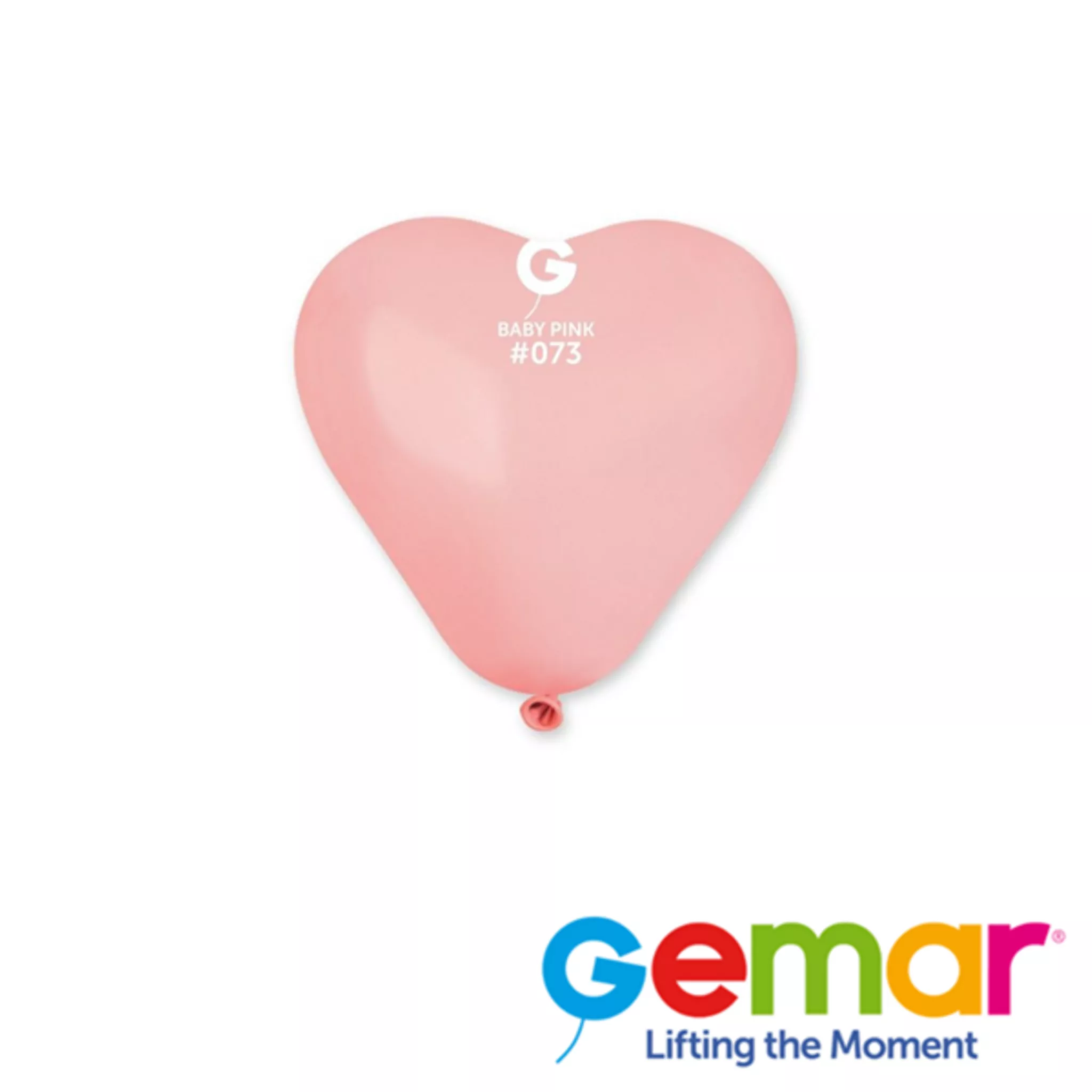 Gemar Red Heart 6" Latex Balloon 100pk