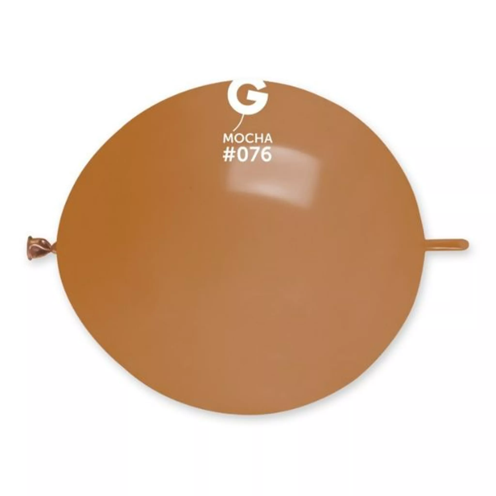 Gemar 50 Pack Latex Balloons Glink Mocha 13"