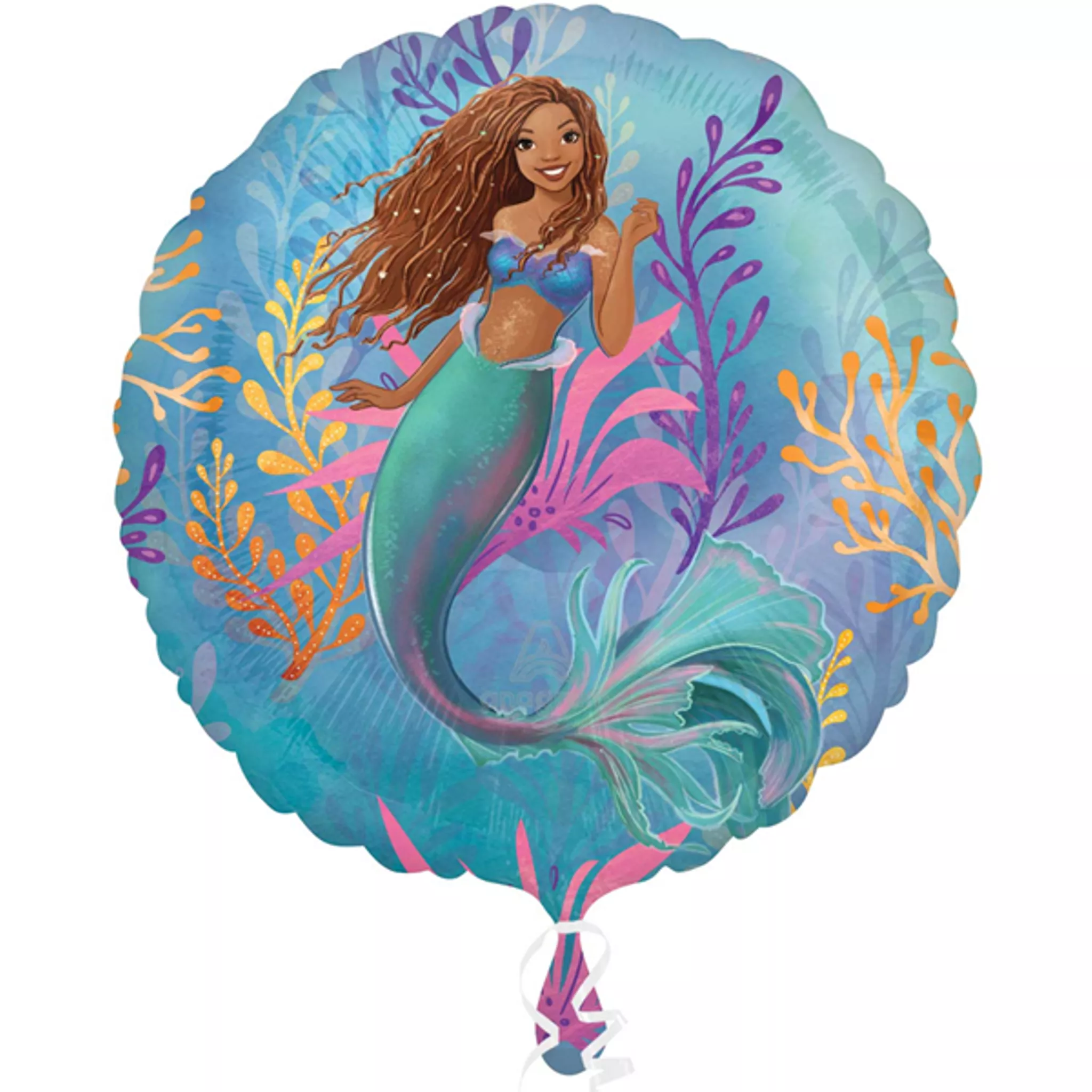 Amscan Little Mermaid Live Action Jumbo 28" Round Foil Balloon