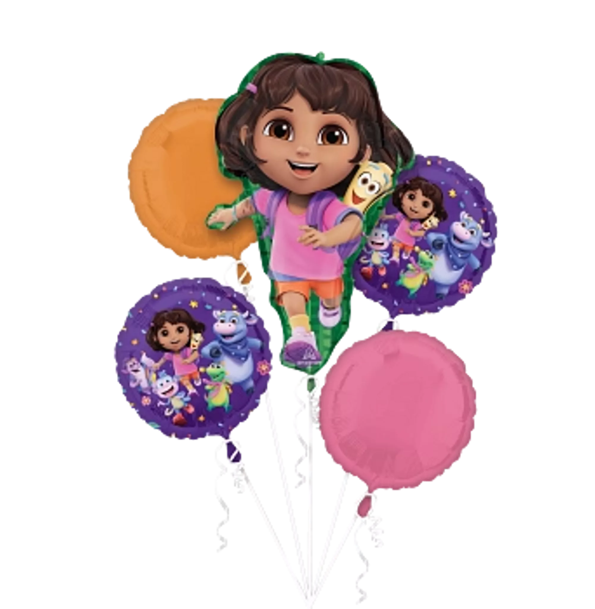 Anagram Foil Balloon Bouquet Dora the Explorer