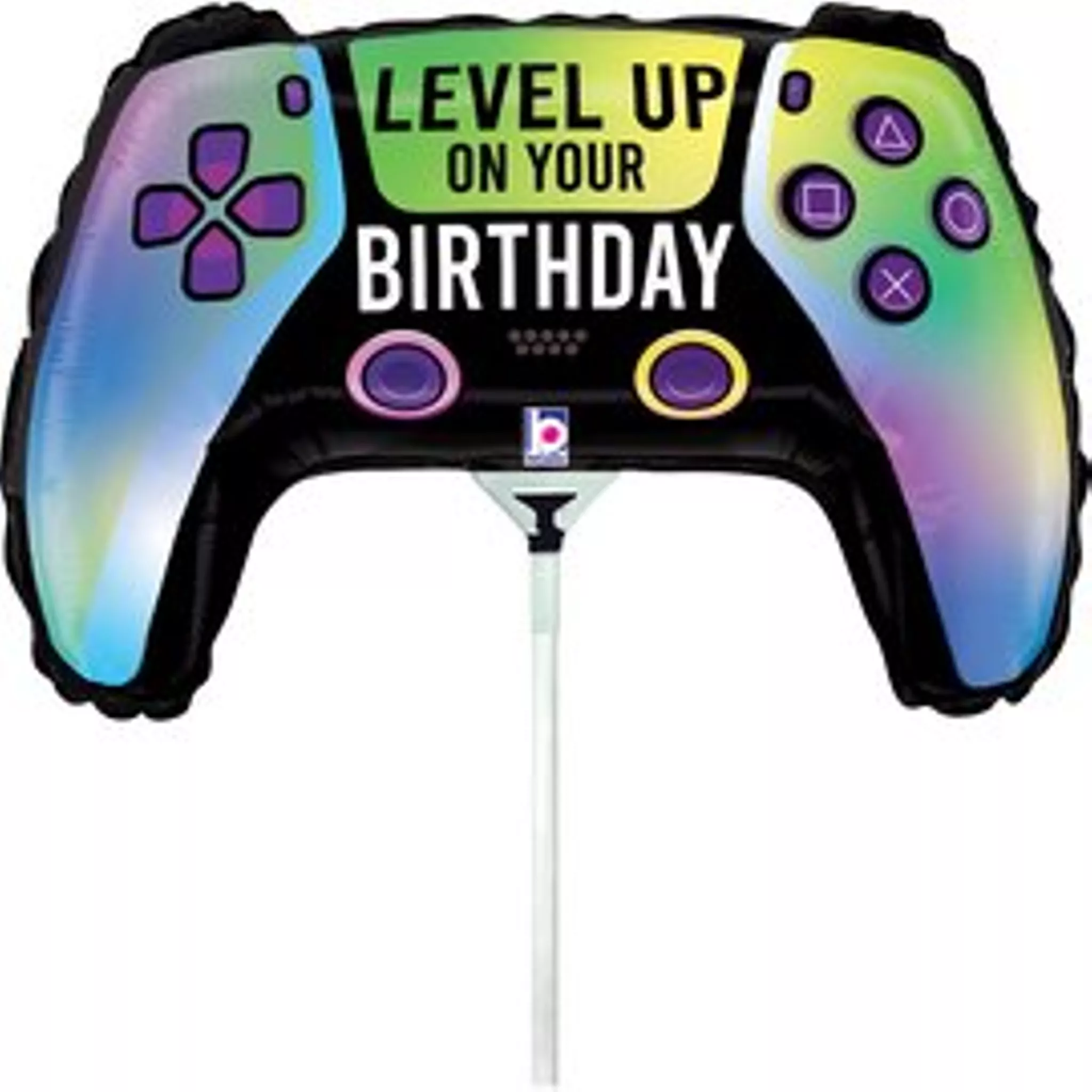 Grabo Foil Balloon Vivid Game Controller Birthday 14"