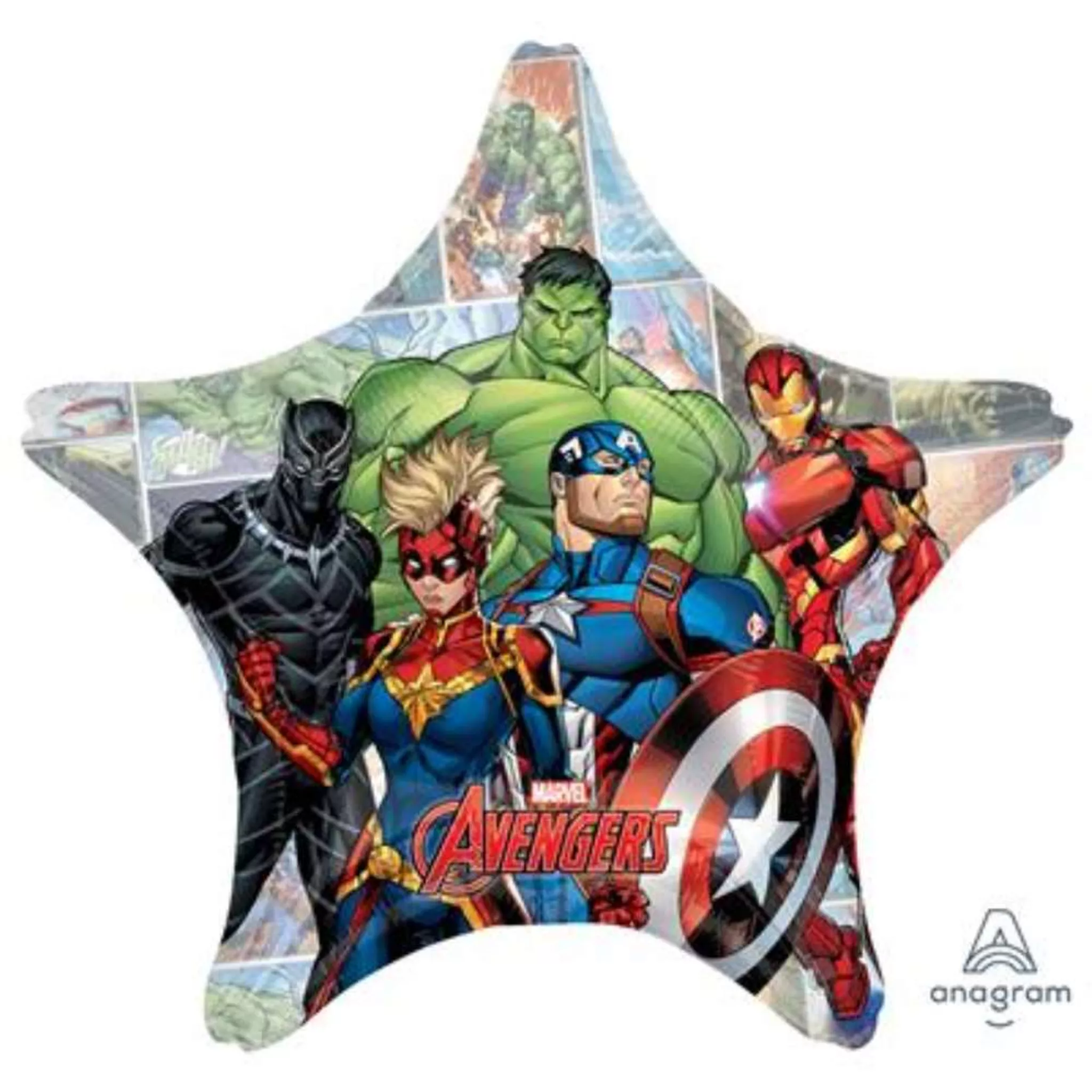 Anagram Foil Balloon Supershape Avengers Powers Unite