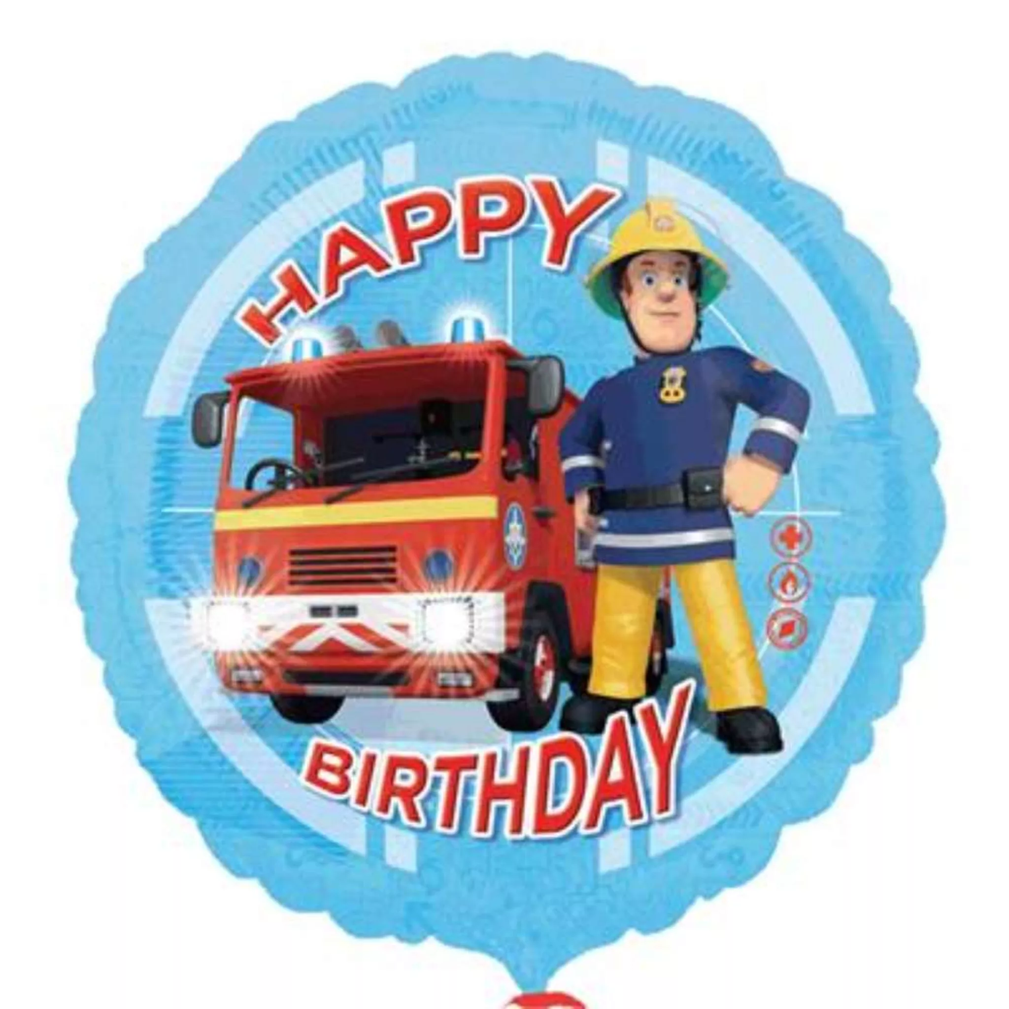 Amscan Foil Balloon 18" Round Fireman Sam