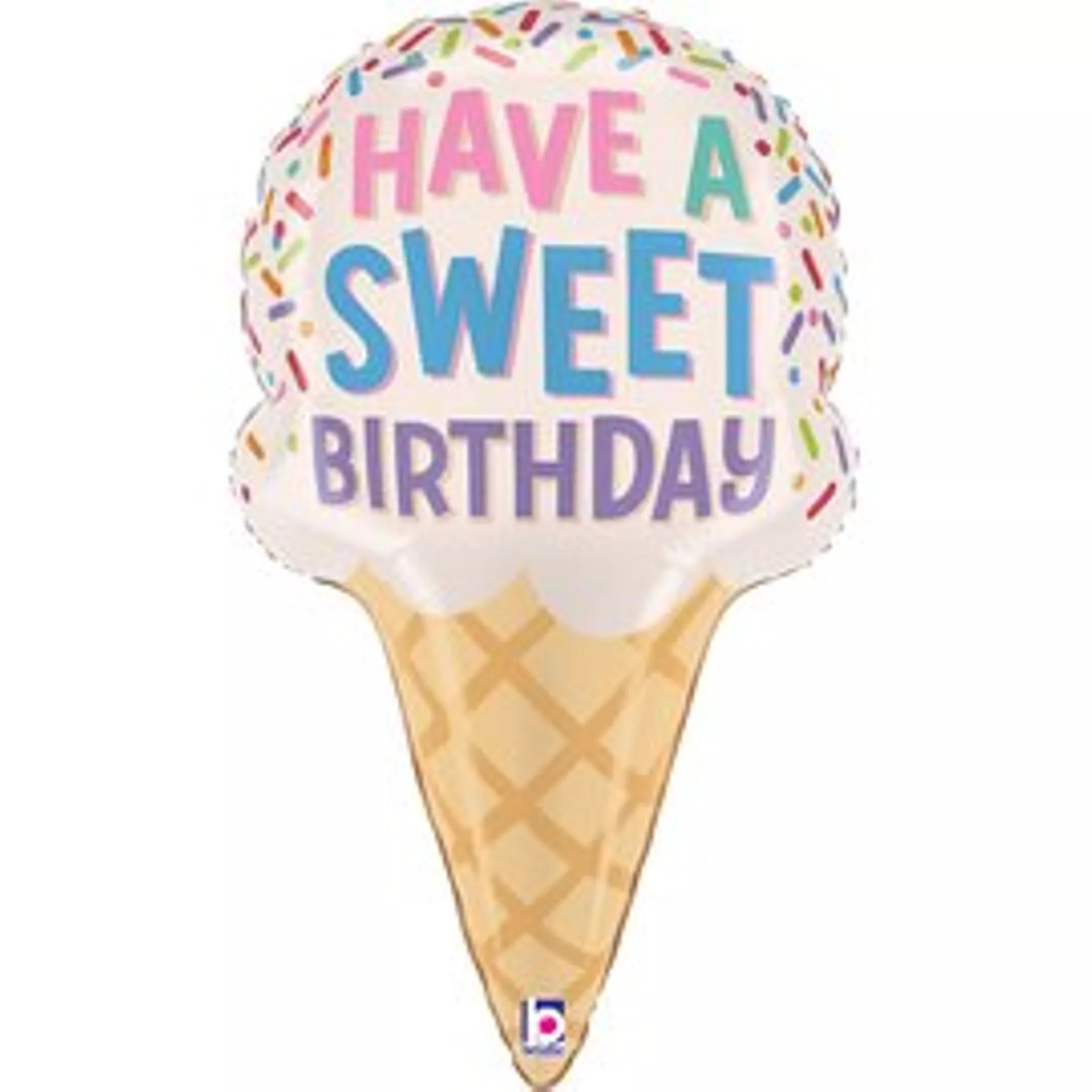 Grabo Foil Balloon Ice Cream Sweet Birthday 28"
