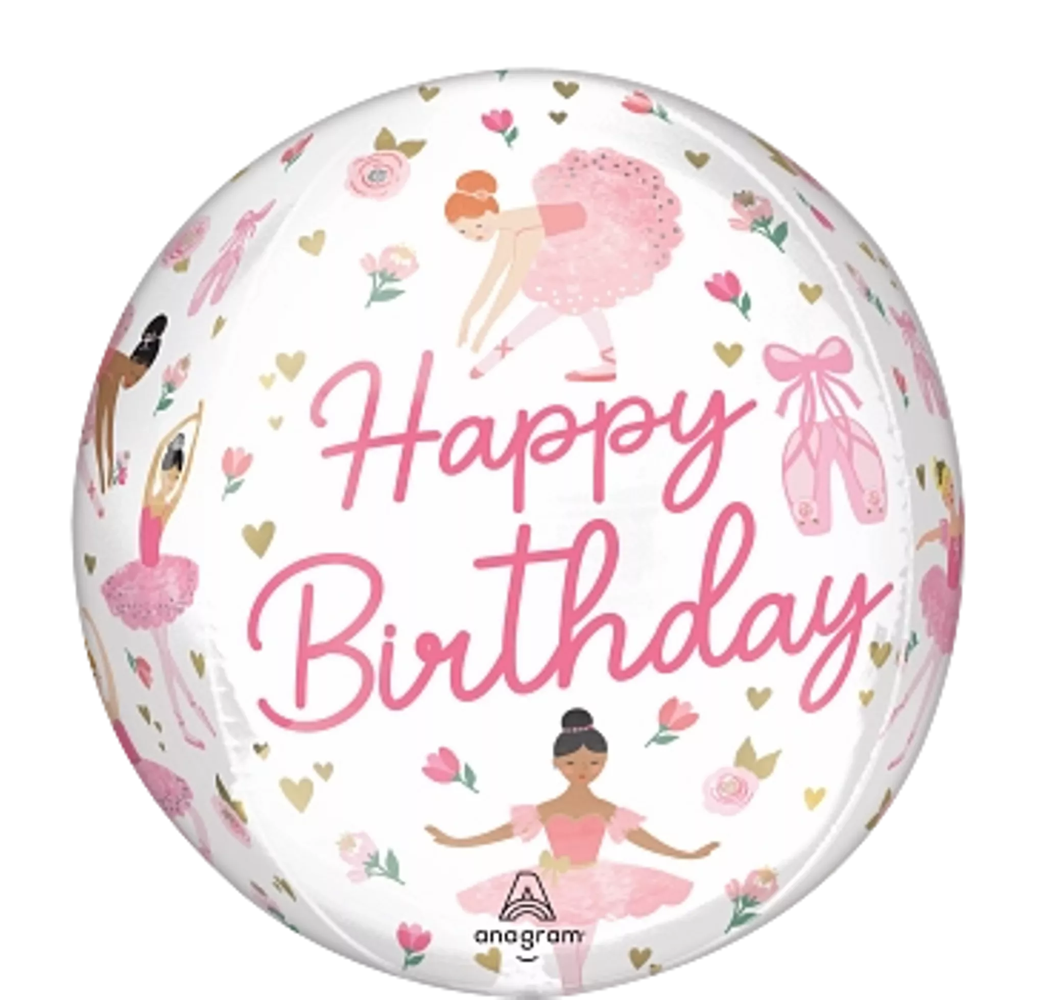 Anagram Foil Balloon Ballerina Girl Birthday 16"