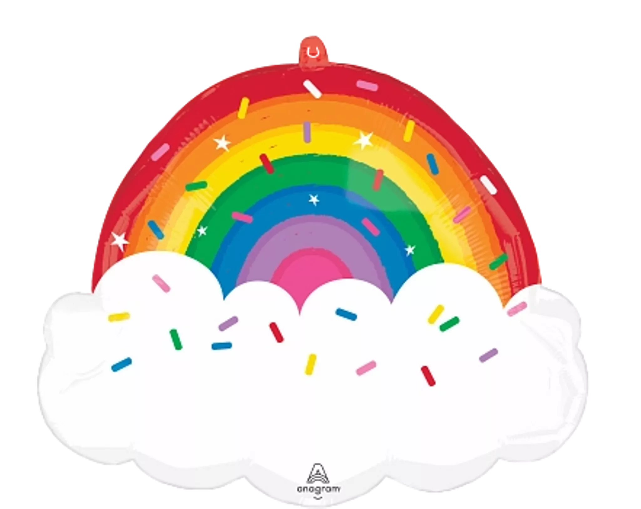 Anagram Foil Balloon Rainbow Sprinkles Birthday 25"