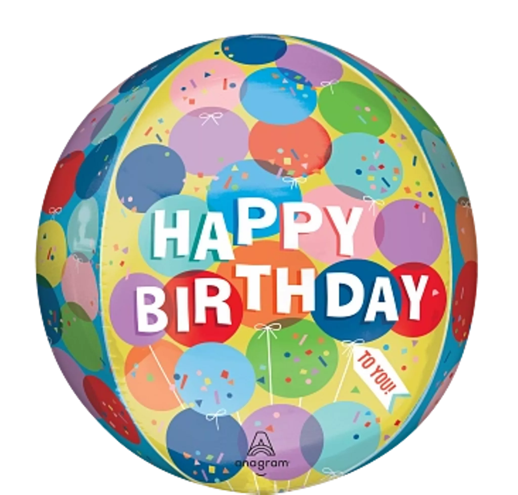 Anagram Foil Balloon Orbz Sunny Balloons Birthday 16"