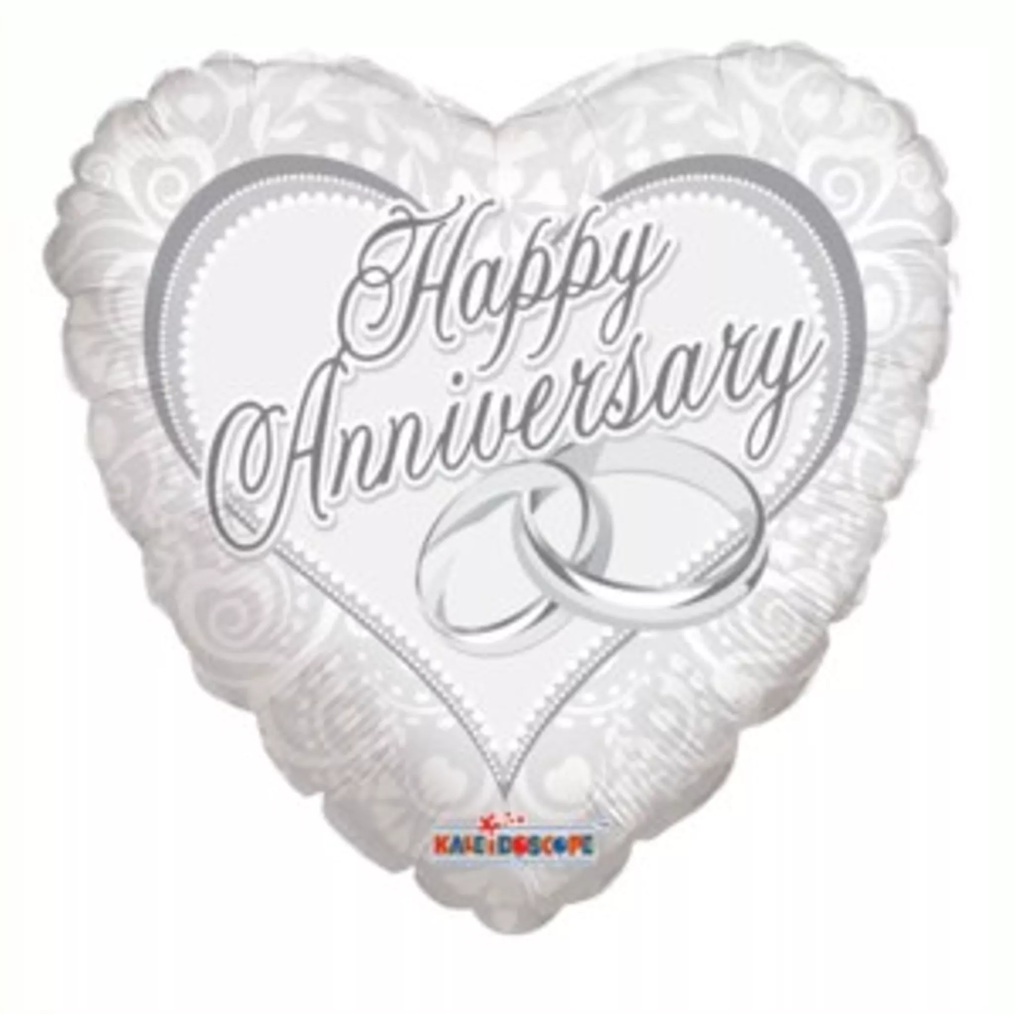 APAC Happy Anniversary Heart Foil Balloon 18"