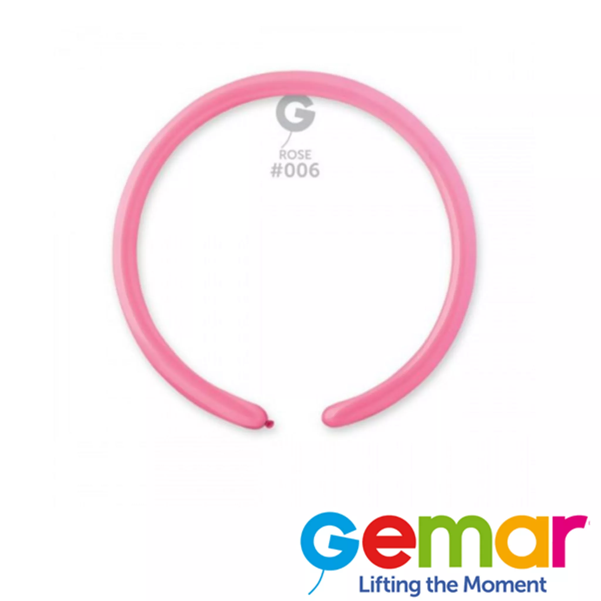 Gemar Standard Rose 160 Modelling Latex Balloons 100pk