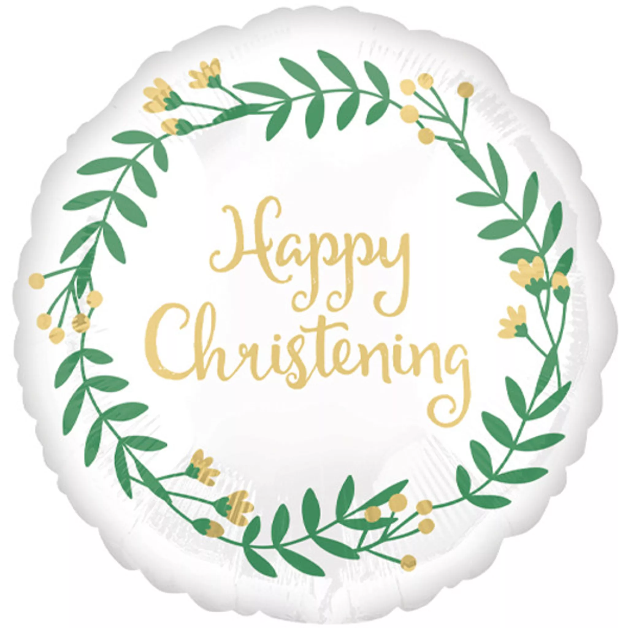 Anagram Foil Balloon On Your Christening Foliage 18"