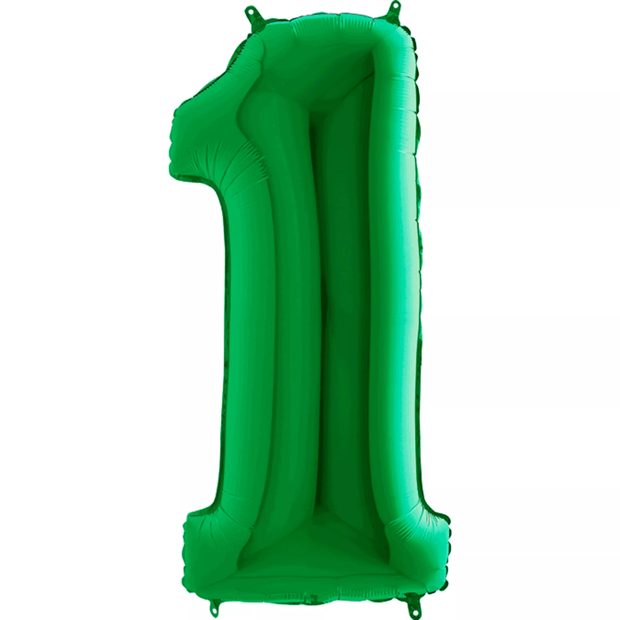 Grabo Foil Balloon Green 40" Number 1