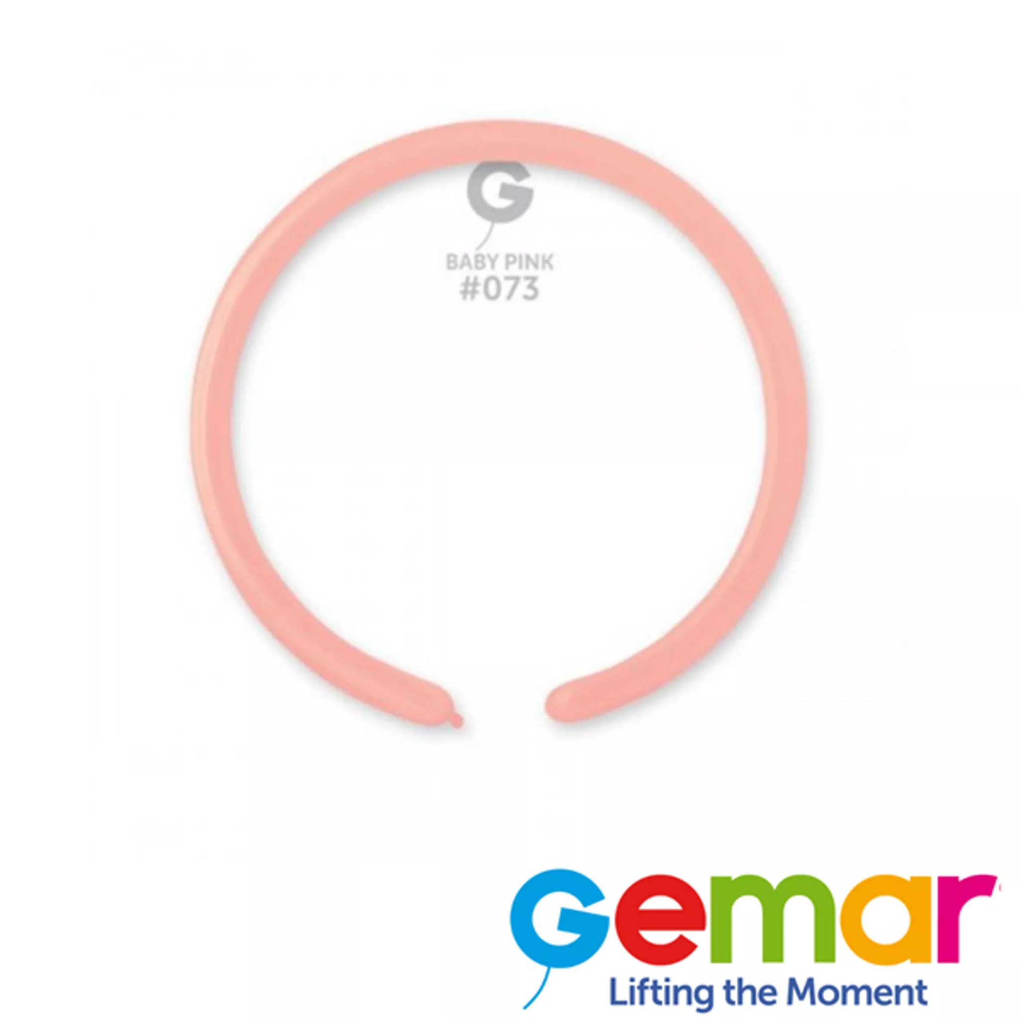 Gemar Macaron Baby Pink 160 Modelling Latex Balloons 100pk