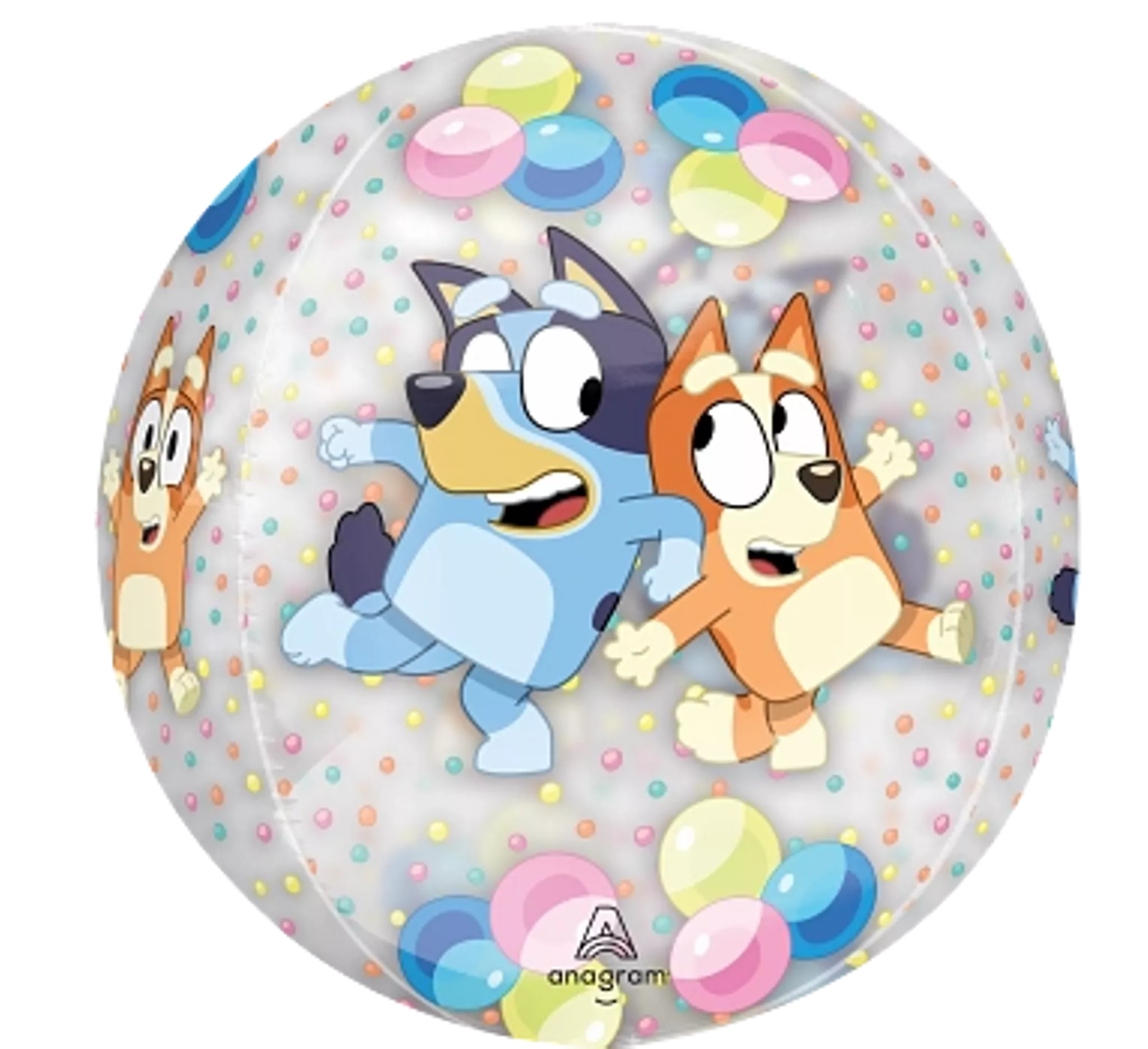 Anagram Bluey & Bingo 16" Orbz Foil Balloon
