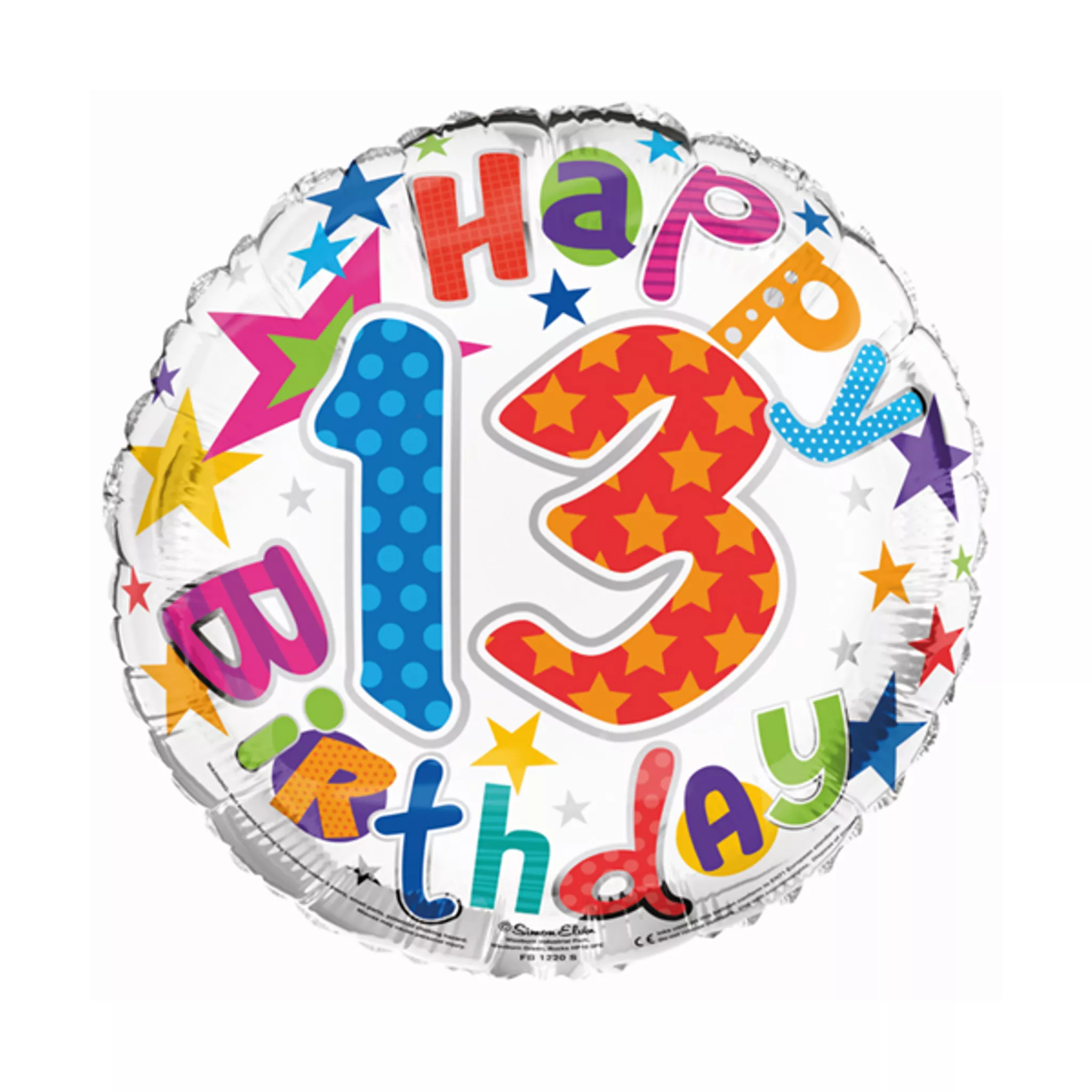 Simon-Elvin-Age-13-Happy-Birthday-18-Foil-Balloon