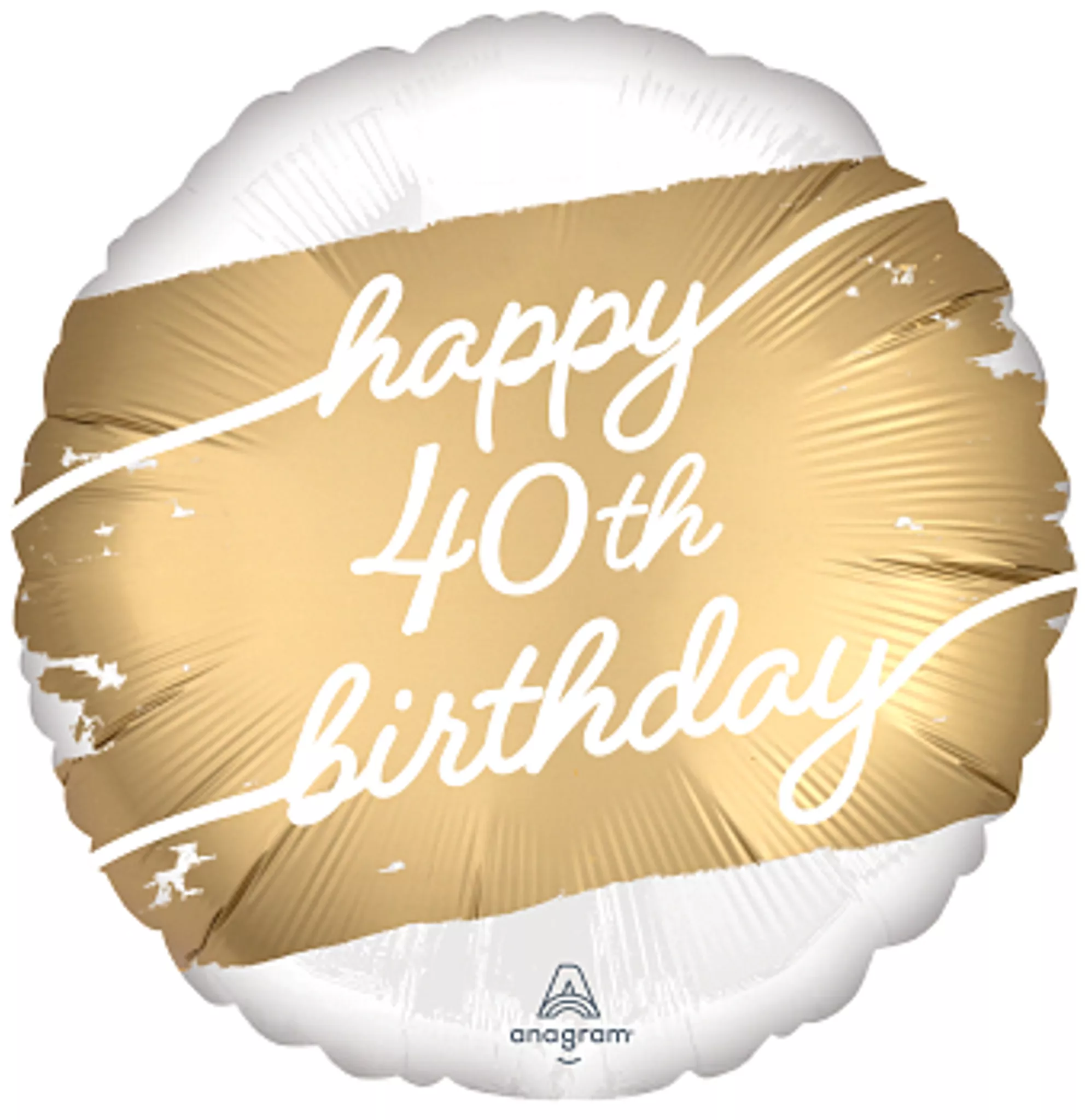 Anagram Golden Age 40 18" Round Foil Balloon